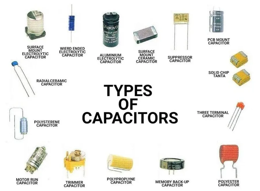 A side by side view of different electronic components from various suppliers.