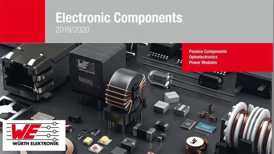 A digital catalog displaying various electronic components.