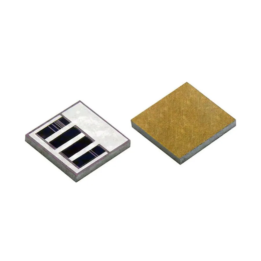 Vishay SMD resistors soldered on a PCB.
