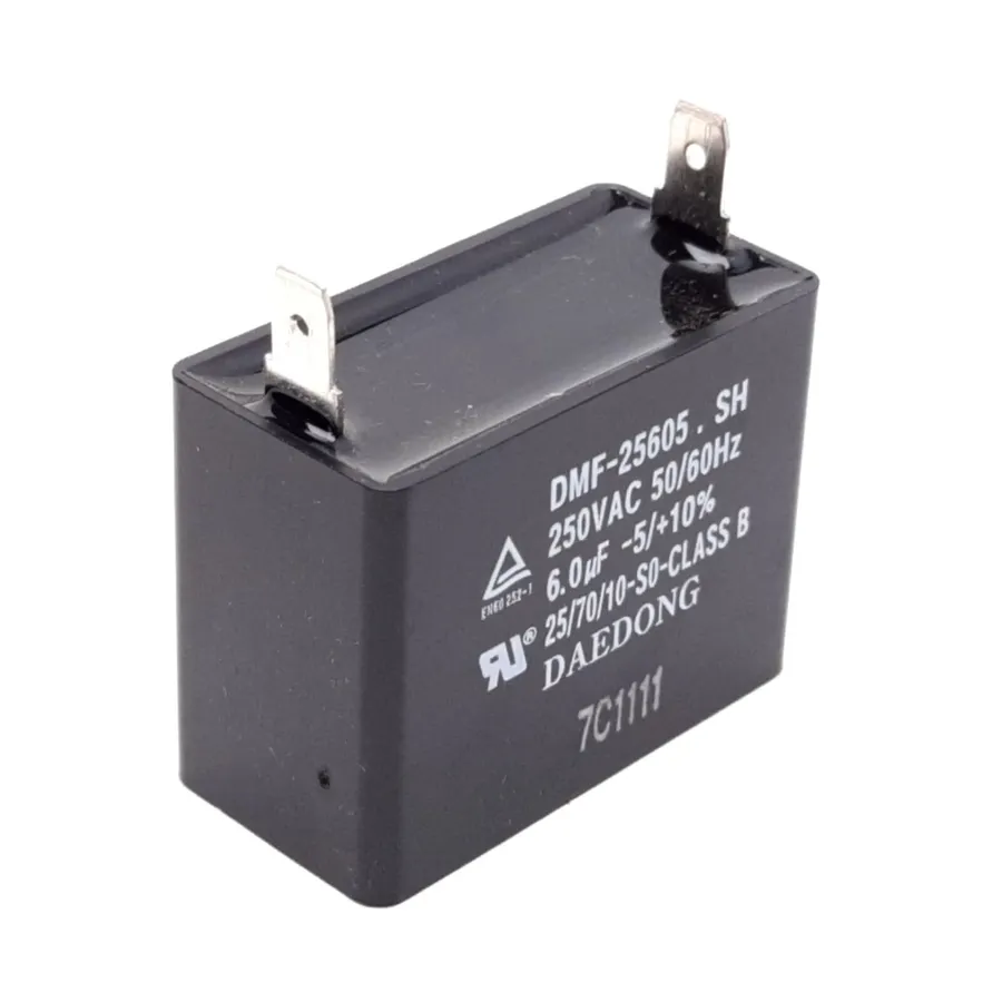 A close-up view of an SH capacitor.