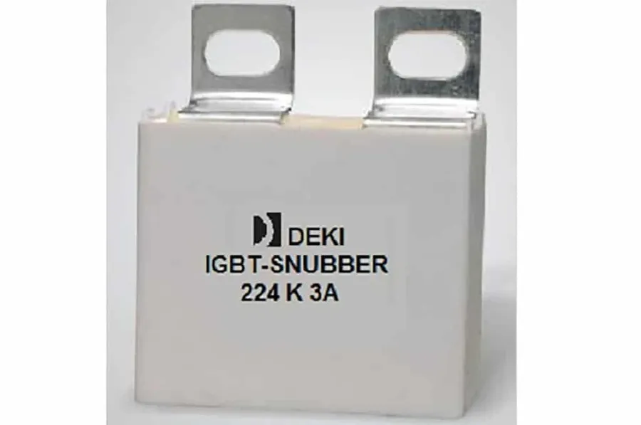 A snubber capacitor used in an inverter application.