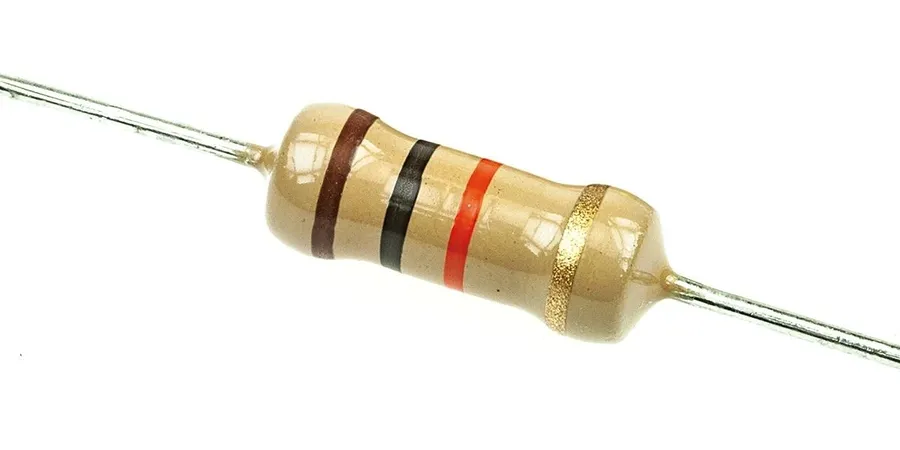 A selection of carbon film resistors.