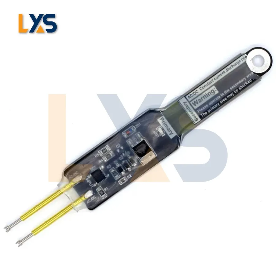 Hand tools used for capacitor replacement.