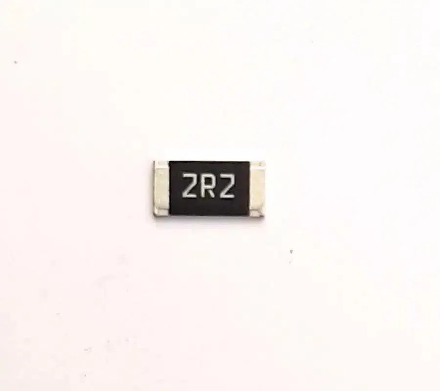 A 2R2 resistor with its marking visible.