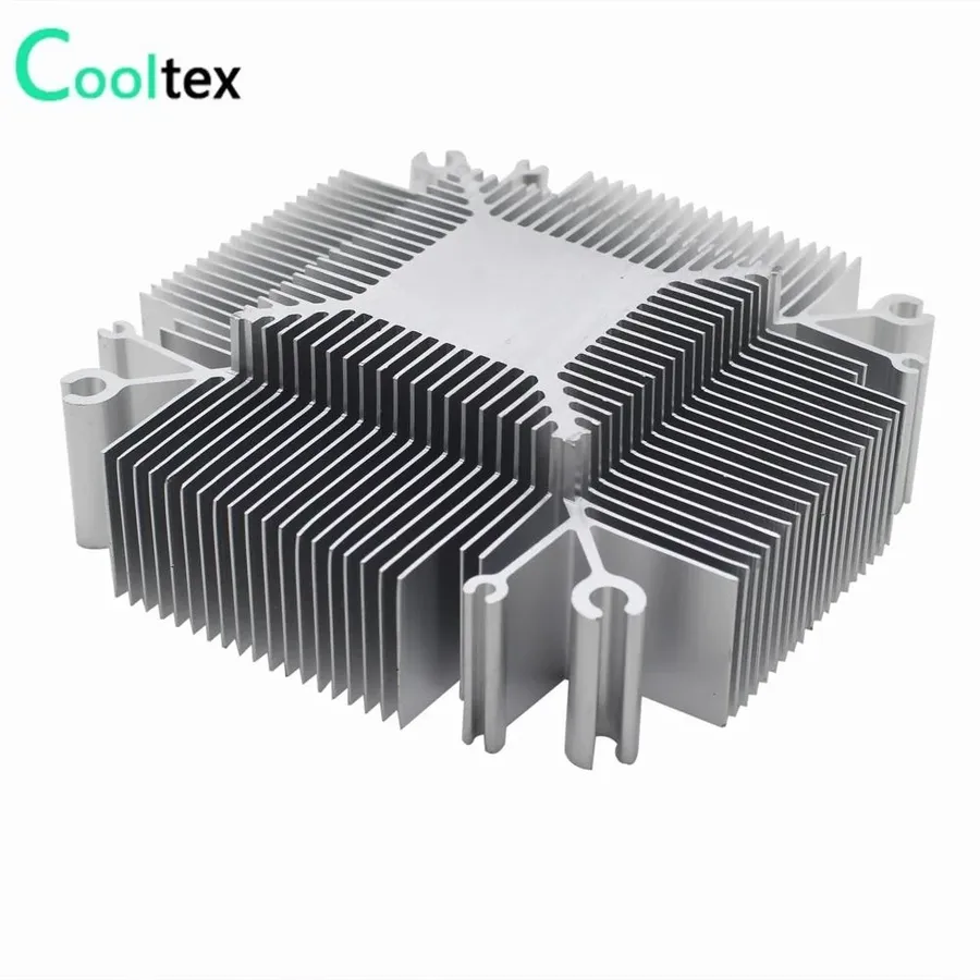 A homemade DIY heat sink.