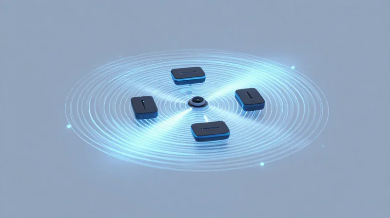 Future-Proofing Your Design: Trends in Next-Gen Radar Futuristic conceptual rendering of a miniaturized advanced radar sensor.