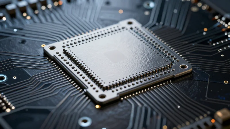 Critical DFM Rules for High-Density Interconnects (HDI) Close-up conceptual visualization of HDI micro-via structures