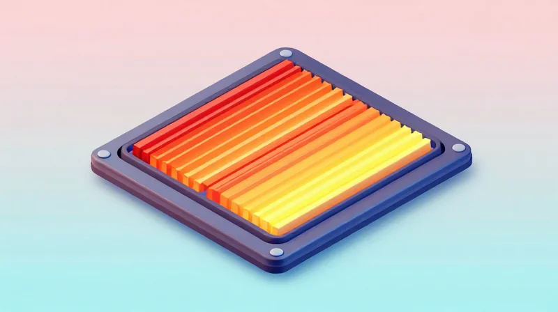 Thermal Management and Heat Dissipation Strategies Isometric 3D model showing heat dissipation pathways in a rigid-flex electronic module.