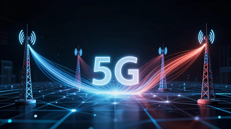 Understanding the Shift: From DSRC to C-V2X Conceptual representation of shifting from legacy radio waves to modern cellular connectivity
