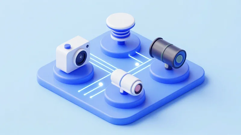 Future Outlook: The Road Toward Autonomous Perception Isometric 3D representation of an autonomous vehicle's sensor fusion architecture.