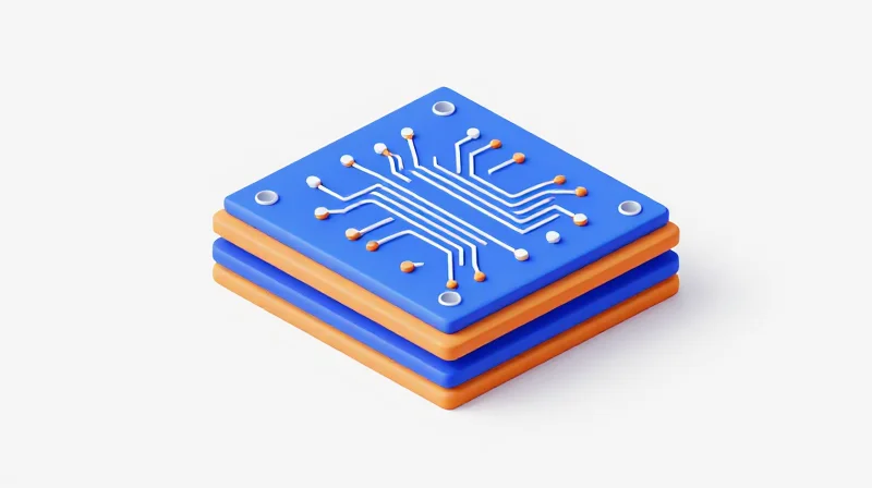 Thermal Management and Heat Dissipation Techniques Isometric view of PCB thermal vias and heat dissipation structures