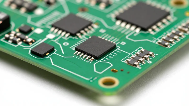 Essential DFM Rules for Automotive Yields Macro view of precise solder mask dams on a circuit board