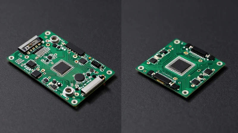 Case Study: Achieving ROI Through Component Count Reduction Side-by-side comparison of a bulky traditional PCB and a streamlined compact HDI PCB