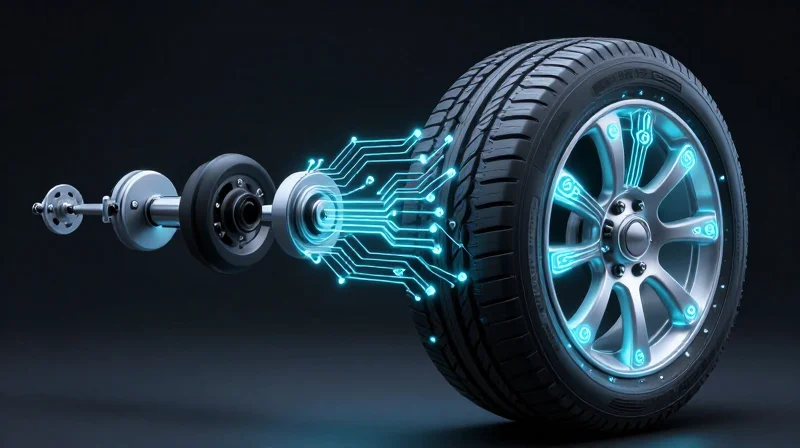 The Evolution of TPMS: From Basic Alerts to Data-Rich Insights Conceptual visualization of tire pressure monitoring evolution