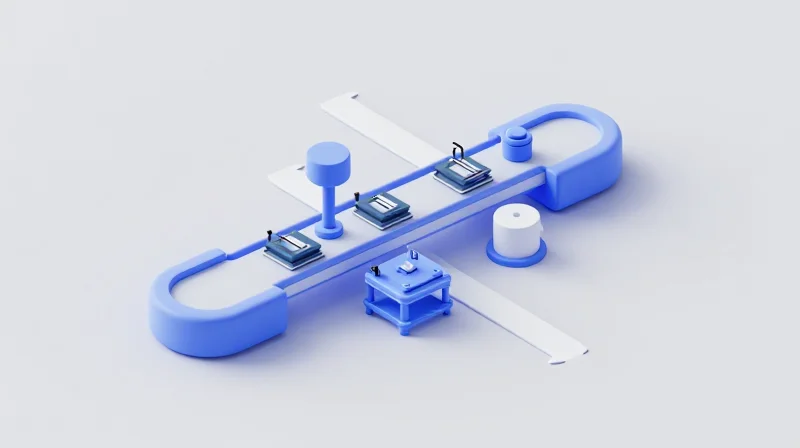 Manufacturing Capability Assessments: Beyond the Spec Sheet Isometric 3D view of a modular electronics assembly facility