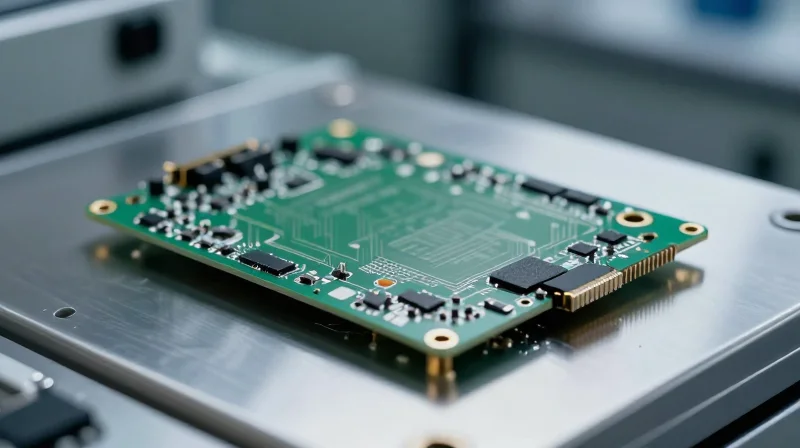 Evaluating Manufacturing Capabilities for Harsh Environments A durable ECU circuit board undergoing thermal and vibration testing in a laboratory