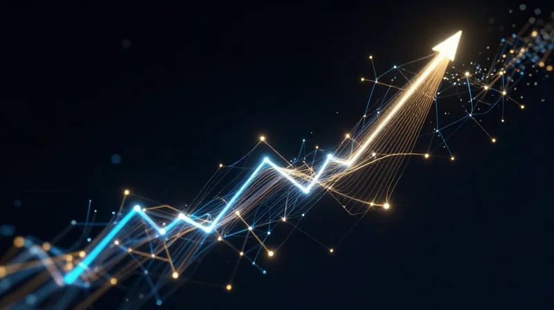 Case Study: ROI Analysis of Circuitry Transition Abstract visualization of rising efficiency and data connection nodes in a dark, high-tech digital environment.