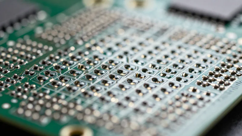 Optimizing Via Arrays for Thermal Dissipation Array of thermal vias connecting layers in a PCB