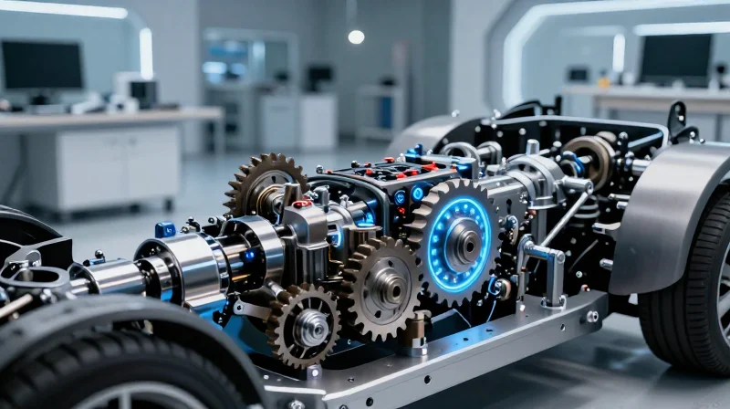The Evolution of Steering: From Mechanical to Smart Electronic Control An evolutionary transition visualization of automotive steering mechanics.