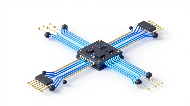PCB Architecture Requirements for High-Availability Systems Isometric 3D model showing redundant PCB circuit paths.
