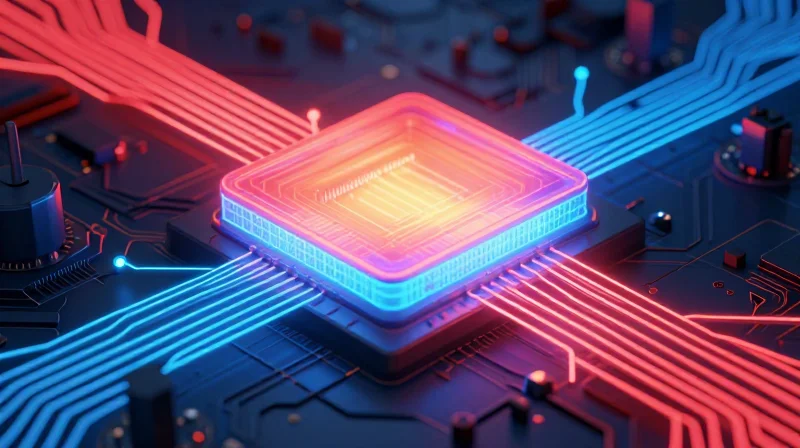 Thermal Management Challenges in Compact Camera Modules Thermal management visualization on a compact camera PCB