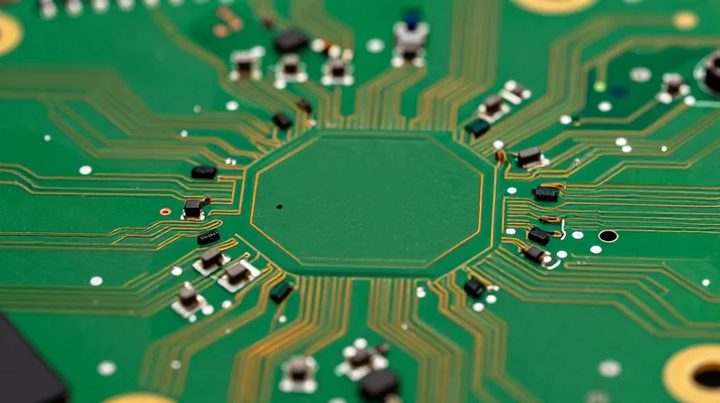Limitations of Legacy PCB Architectures Visual representation of a traditional rigid PCB struggling with thermal heat patterns