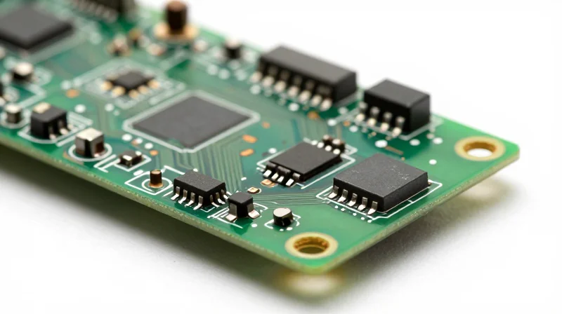 Material Selection and Durability Standards A close-up of a high-reliability PCB substrate undergoing environmental stress testing