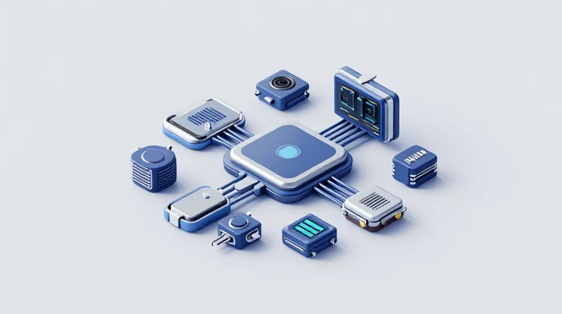 The Evolution of TCU Architecture Isometric view of a modern automotive telematics control unit integrated into a digital vehicle structure