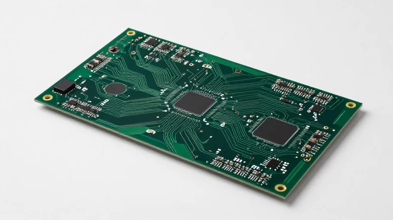 Engineering for Reliability: Why Custom Design Matters A professional view of a large-format custom PCB with intricate circuitry