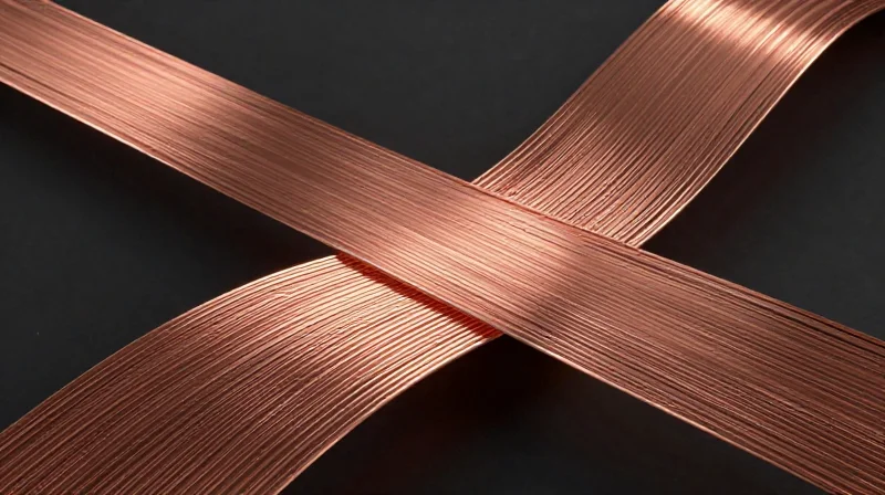 Copper Weight Optimization for Dynamic Flexing A cross-section view of a flexible PCB trace undergoing mechanical stress simulation