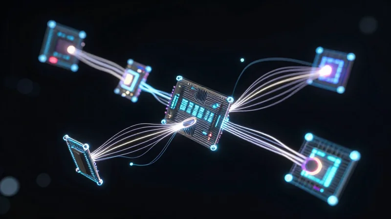 Enhancing Reliability in Autonomous Systems Data flow visualization representing reliable connections between sensors in an autonomous vehicle