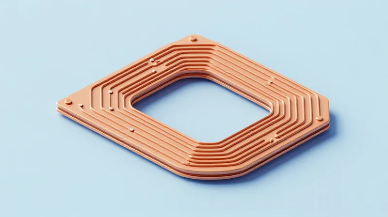 The Criticality of Bend Radius and Flexibility A close-up 3D visualization showing the curvature of a flexible circuit board maintaining structural integrity