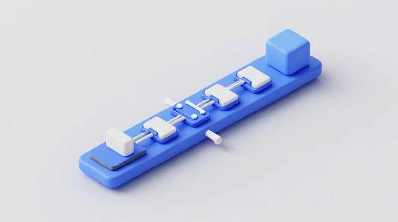 Prototyping to Production: Scaling without Compromise Isometric view of a manufacturing workflow transitioning from small to large scale