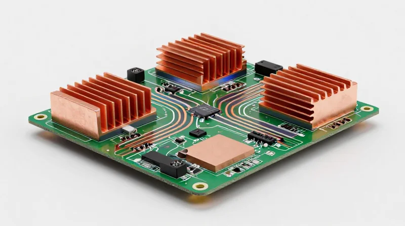 Thermal Management Strategies for Dense Assemblies Heat dissipation components and thermal relief pathways on a medical PCB