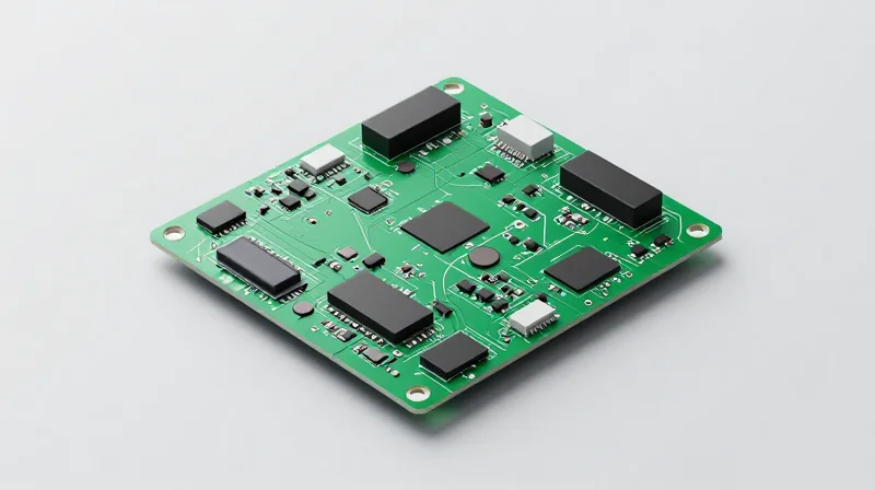 Case Study: Transitioning to Modular Smart Architectures Concept art showing a monolithic circuit block being replaced by modular, snap-in components.