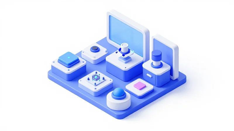 Isometric view of a manufacturing quality control process for electronic components.