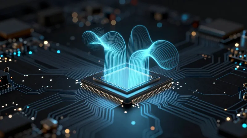 Abstract sensor detecting magnetic fields around a PCB