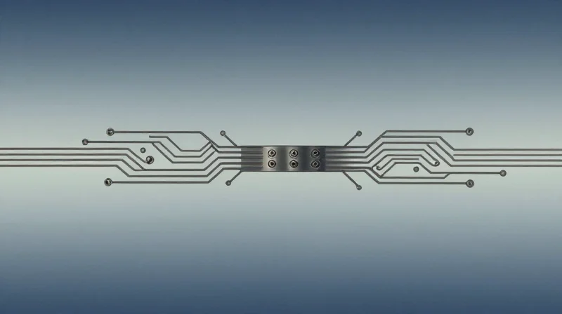 Bend Radius and Mechanical Stress Mitigation Conceptual cross-section of a flexible circuit showing the neutral axis