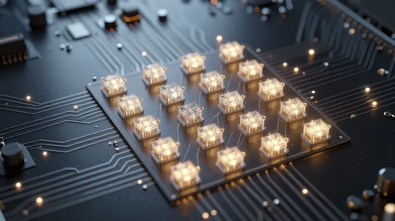 The Fundamentals of Precision Thermal Sensing Architecture Conceptual 3D visualization of thermal sensing nodes on a circuit board