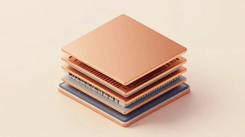 Understanding the Anatomy of PCB Stack-Up Optimization Isometric view of a multi-layer PCB stack-up with internal conductive layers