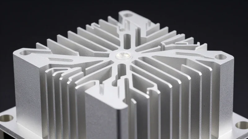 Advanced Thermal Management Strategies Thermal management system with heat dissipation fins on electronic hardware