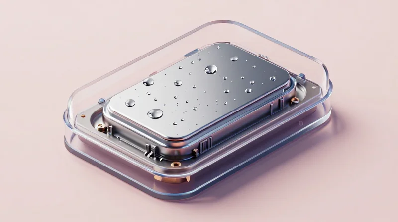 Navigating Ingress Protection (IP) Requirements Abstract representation of electronic hardware protection against water and dust