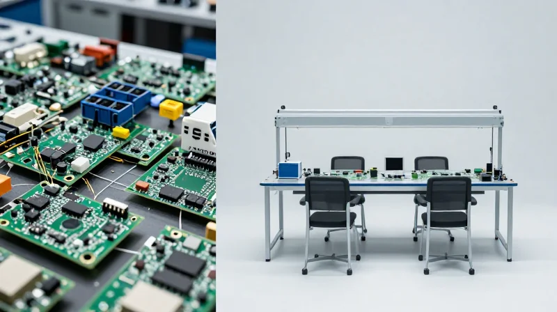 Case Study: Achieving a 20 Percent Yield Increase Side-by-side comparison of a cluttered PCB production line versus an optimized, streamlined process.
