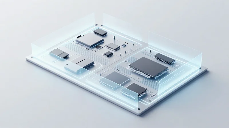 Grounding and Shielding Techniques for EMC Compliance Conceptual visualization of analog and digital ground plane separation on a multi-layer circuit board