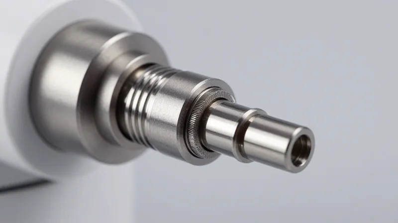 Evaluating Engineering and DFM Expertise A close-up of a precision-engineered medical component being analyzed with advanced tools.