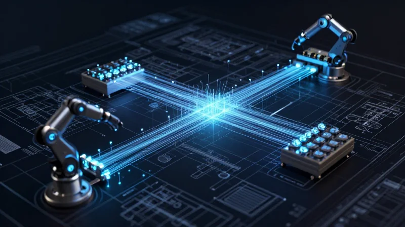 Technical Capabilities and DFM Support A conceptual design visualization showing the integration of engineering design with manufacturing workflows.