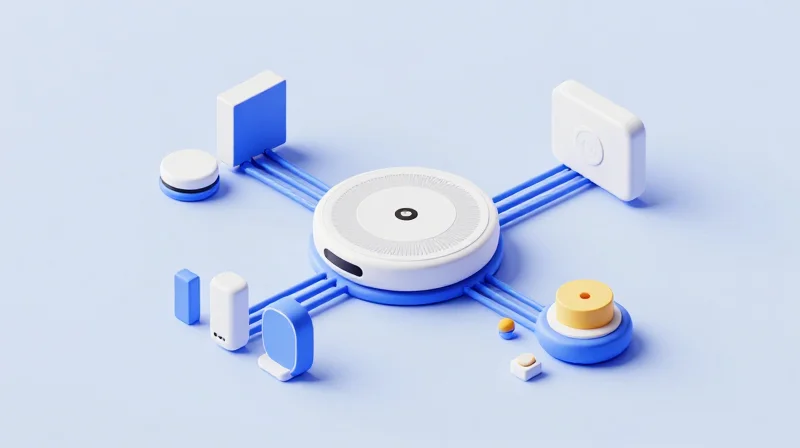 Why Edge Computing is the New Standard Isometric 3D model of a smart home edge computing system