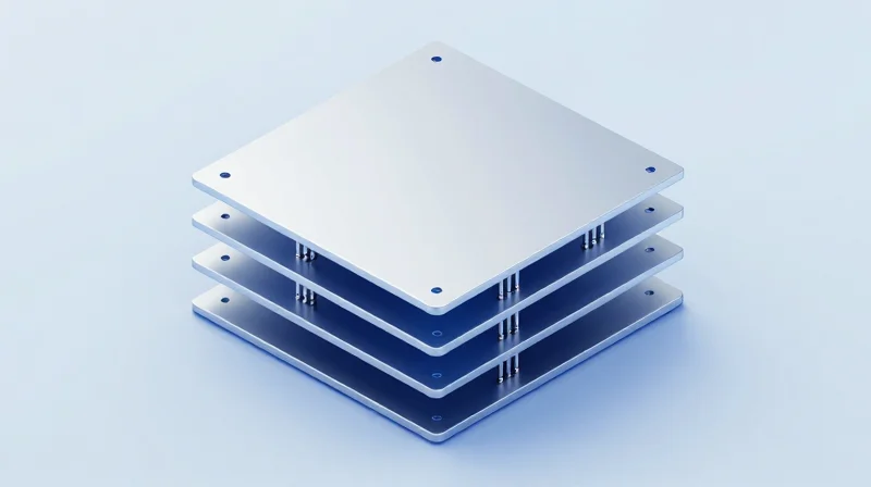 Assessing Advanced Stack-Up Precision Isometric 3D representation of an ELIC PCB stack-up structure