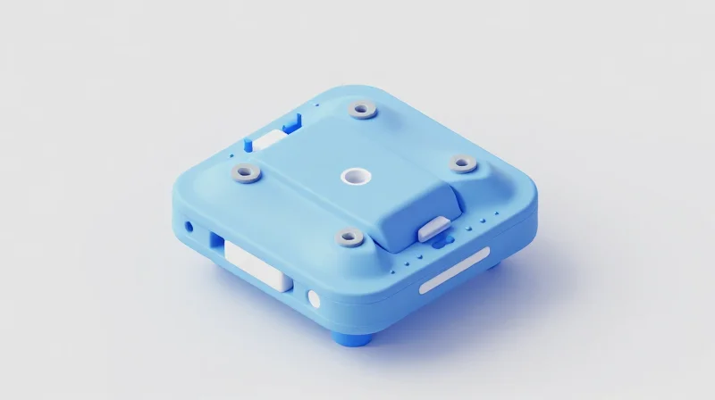 Vibration Mitigation: Beyond Component Selection Isometric view of a PCB board with mechanical dampeners and specialized mounting hardware