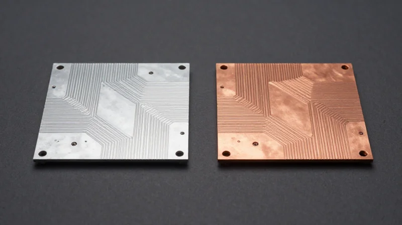 Comparing Aluminum vs. Copper Core Substrates Side-by-side comparison of aluminum and copper metal core substrates